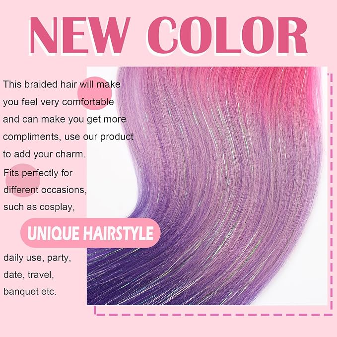 hotpink-pink-purple with tinsel