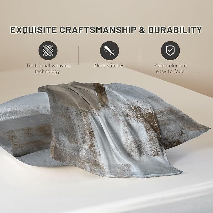 Grey and Brown Abstract Art