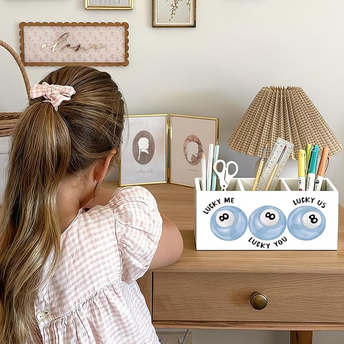 03-Light Blue Pen Pencil Holder