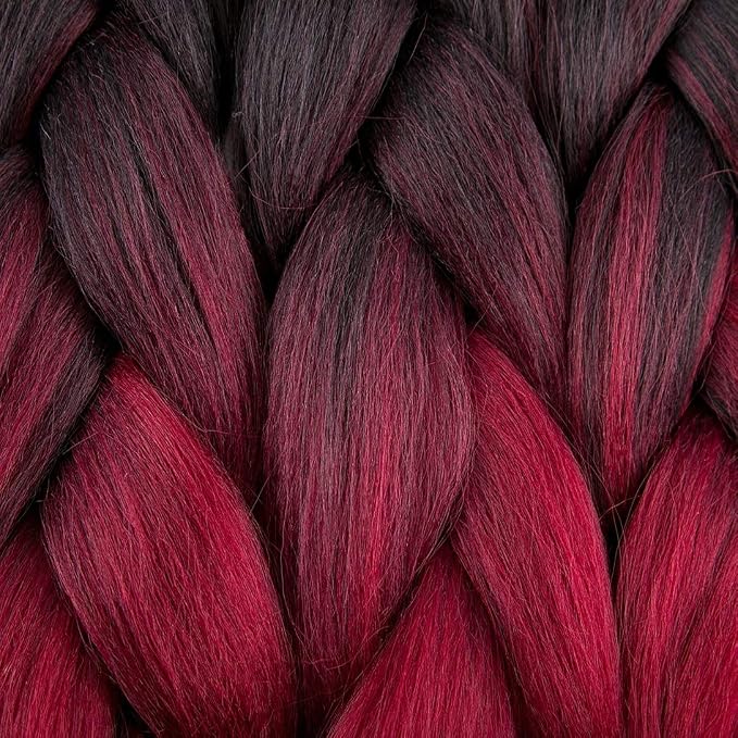 Black/Burgundy/Red 5 pcs