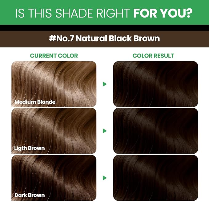 No.7 Natural Black Brown