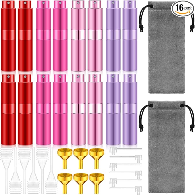 red, pink, purple, rose red