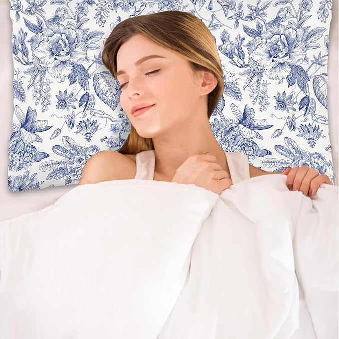Vintage Spring Blue Floral