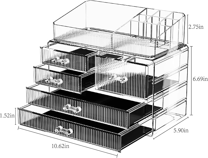 (2 Base, 3 Drawers) with Top