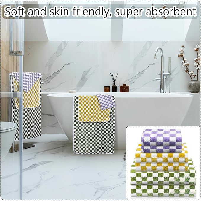 Green, Yellow, Purple