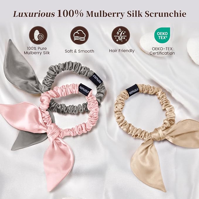 3pcs S-champagne/grey/pink