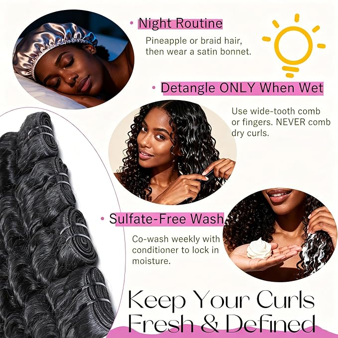burmese curly bundles natural black