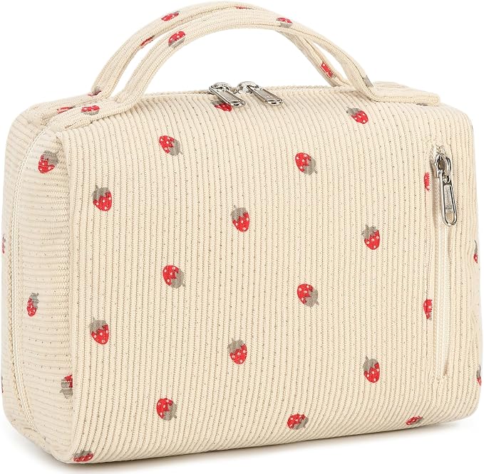 Beige Strawberry Corduroy