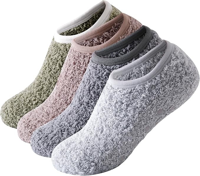 Green/Coffee/Gray/Light Gray 4pairs
