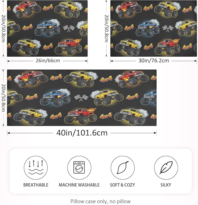 014-monster Truck Fire Black