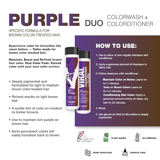 Purple for Brunettes
