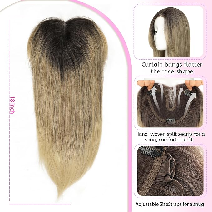 Dark Root Ash Blonde