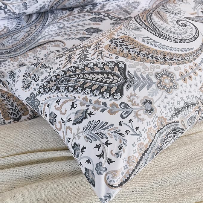 Grey Paisley