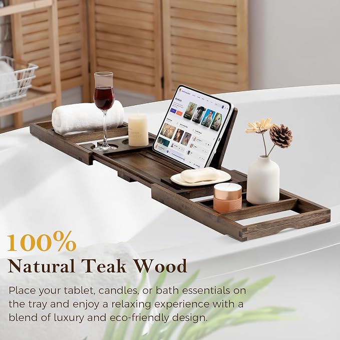 Dark Walnut - Solid Teak Wood