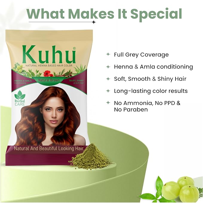 Natural Brown Hair Color (Blue Box Cone)