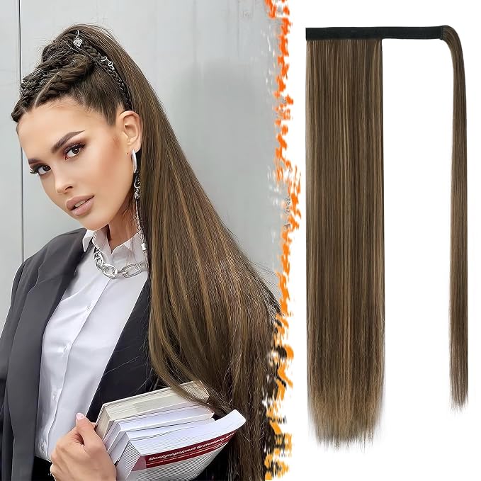 Chocolate Brown with Highlights
