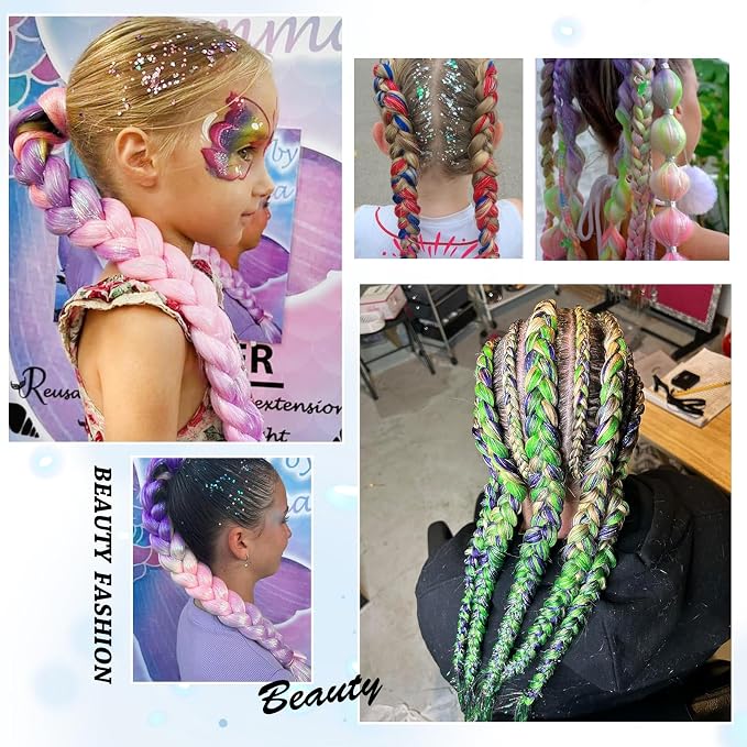 dark purple mix tinsel