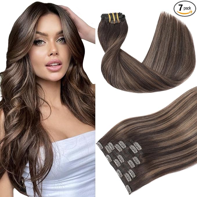 1-#2/6/2 Balayage Dark Brown to Chestnut Brown