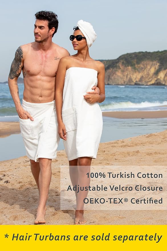 White/ Towel Wrap