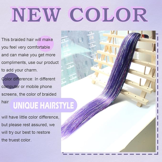 deep grape with tinsel