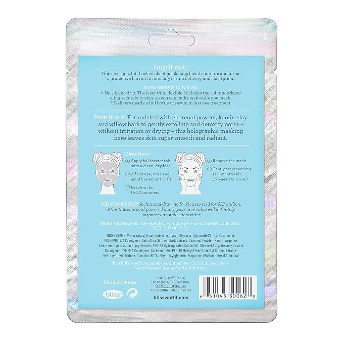 Detoxifier Holographic Masks