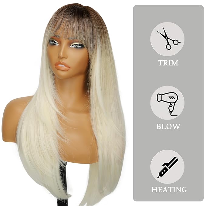 dark root beige blonde