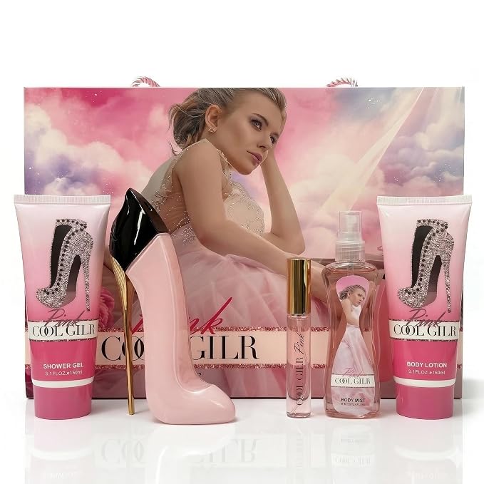 Pink- Cool Girl 5Pcs Floral,Fruity