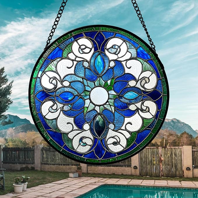 Blue and White