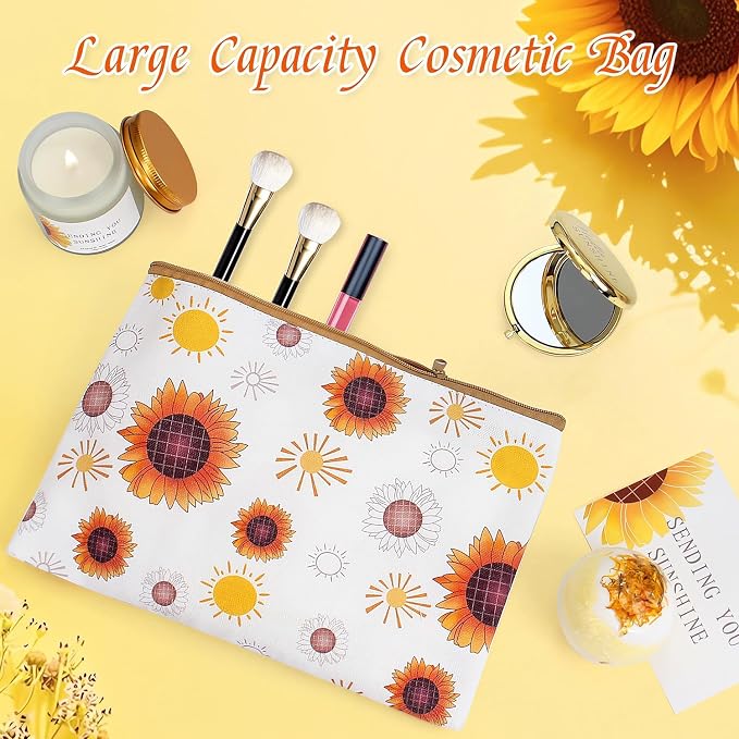 Yellow Sunflower Theme Gift Baskets - 8 Sets