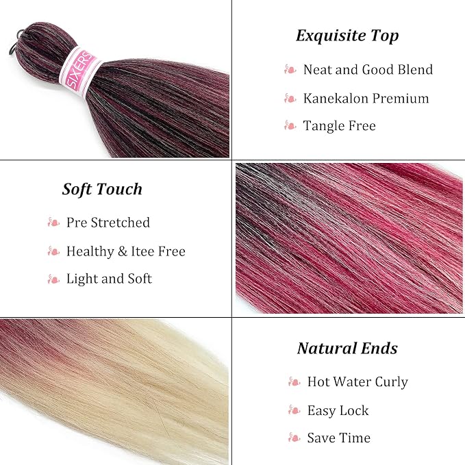 Mixed Color Braiding Hair