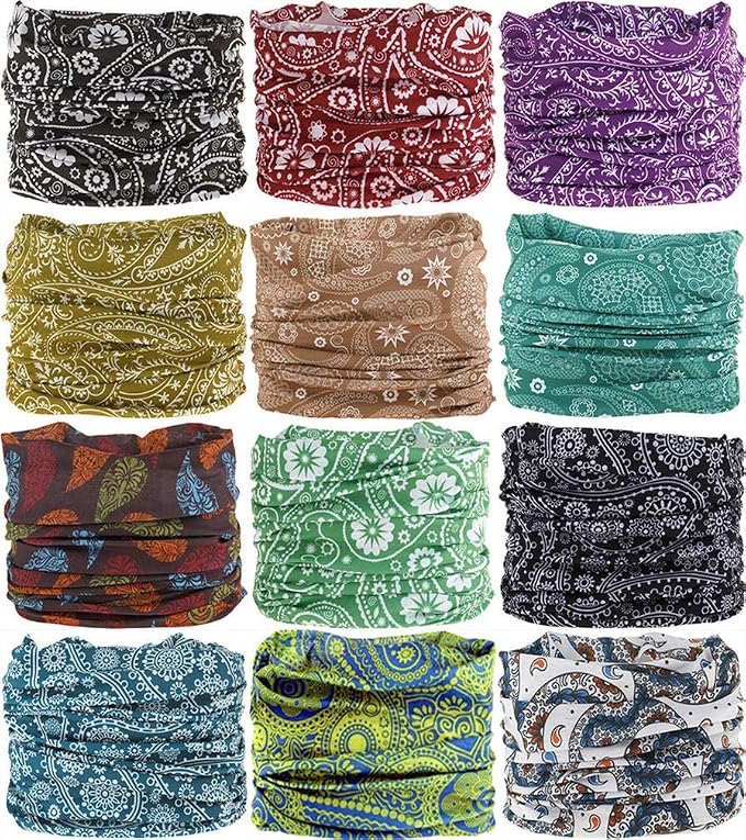 12pcs.paisley