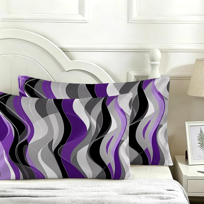 Abstract Wavy Lines in Gray