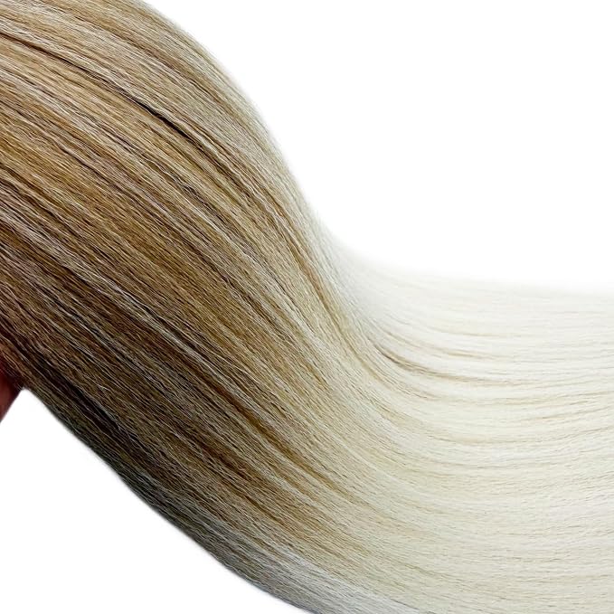 Brown Blonde Ombre Braiding Hair Pre Stretched