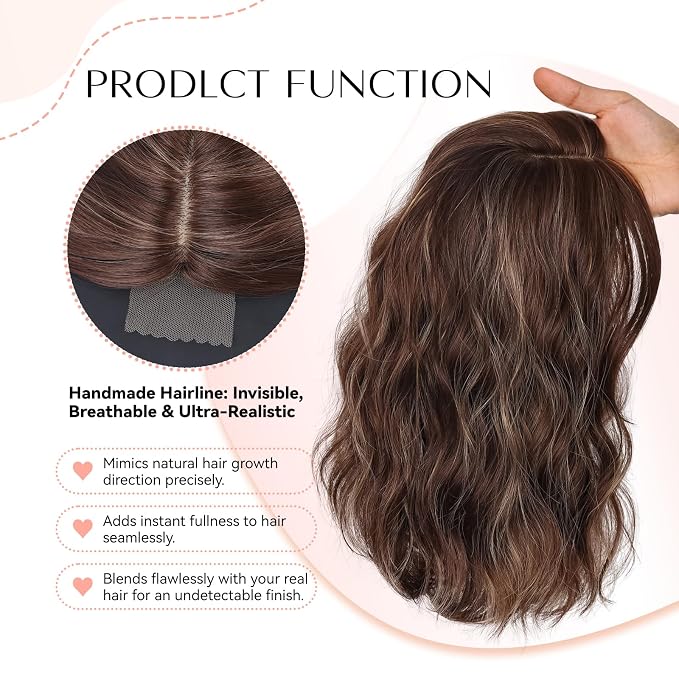 6H24#-Brown with Blonde Highlights