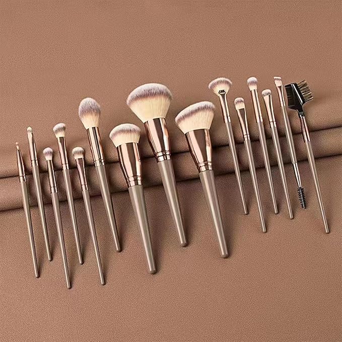 15 brushes + bag
