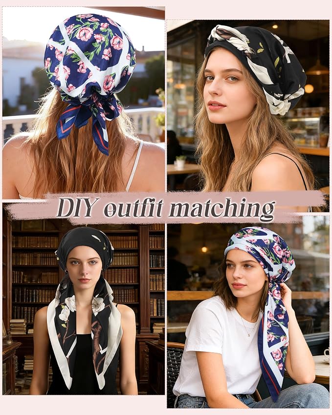 Flower: Black+navy Blue