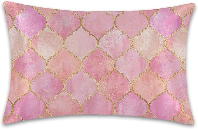 Vintage Moroccan Pink Golden