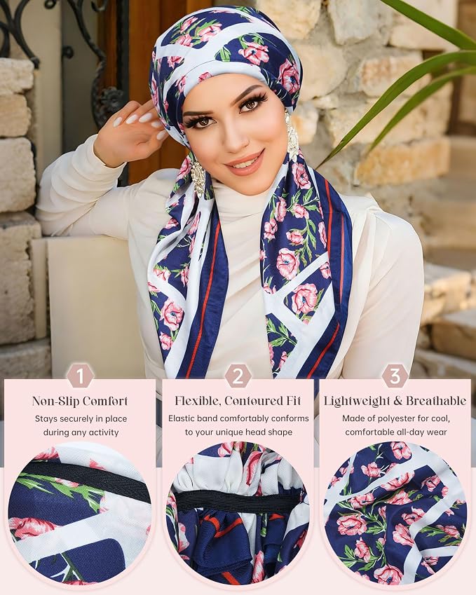 Flower: Black+navy Blue