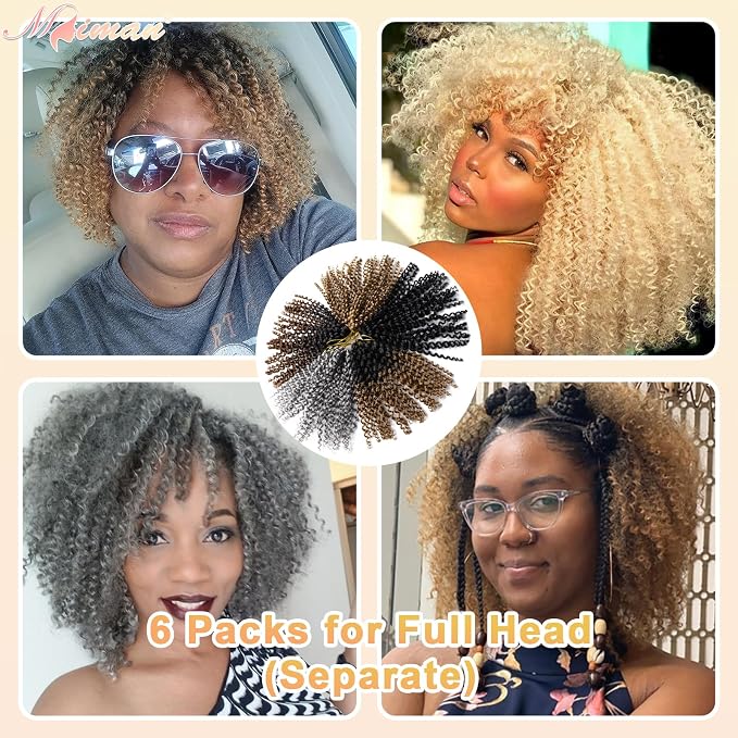 Passion Twist Crochet Hair-Light Blonde