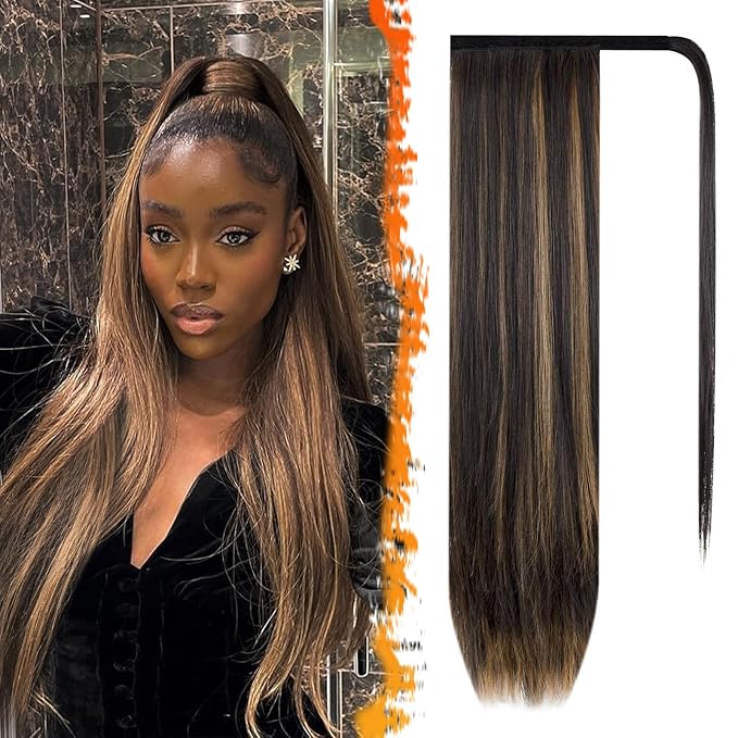 Dark Brown with Highlights