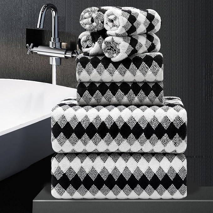Diamond Black White