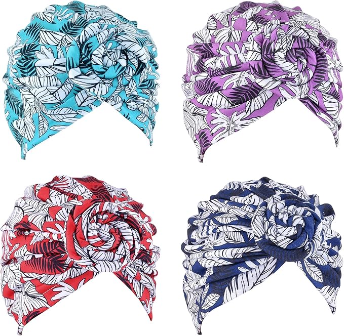 4 Pcs / Navy Red Purple Blue