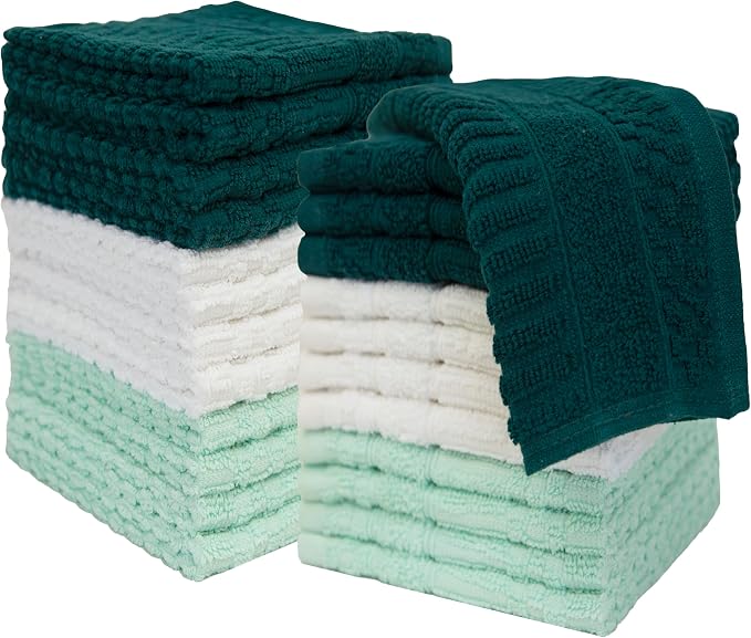 Green, White & Mint