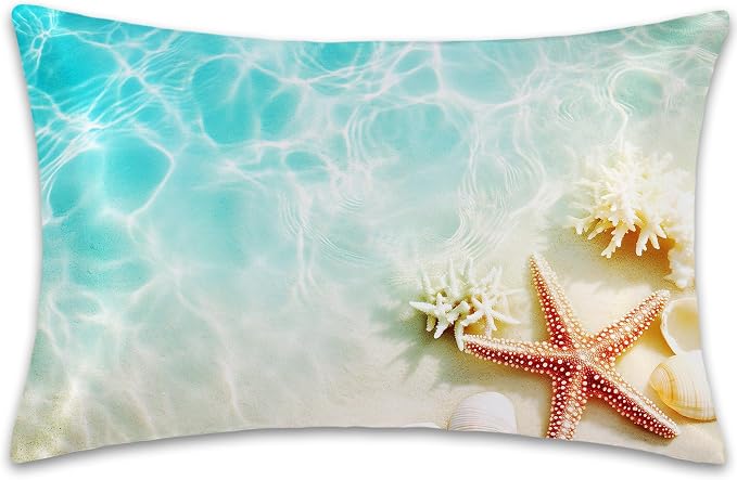 Sea Starfish and Shells Coral