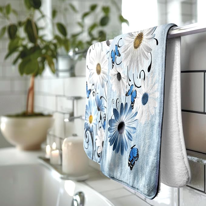 Butterfly Floral-blue