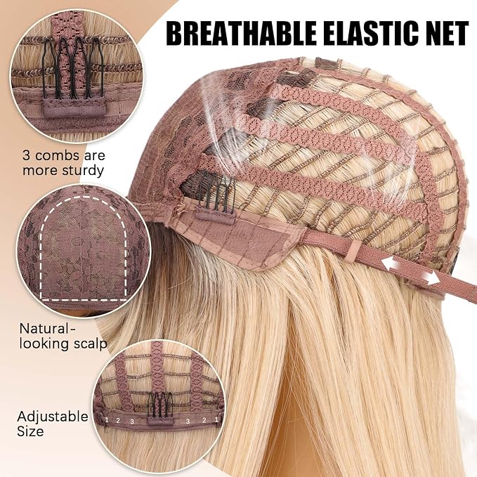 golden brown with platinum highlights