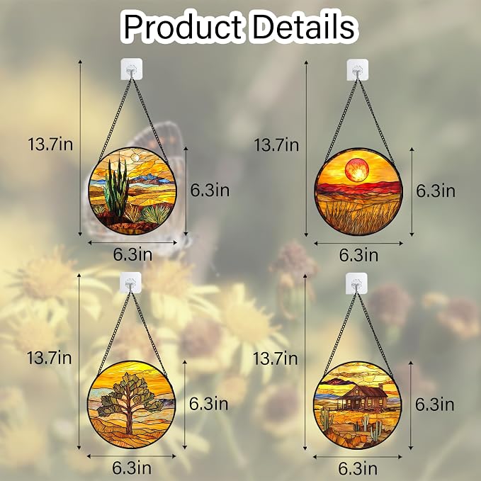 4-piece Set Yellow-brown