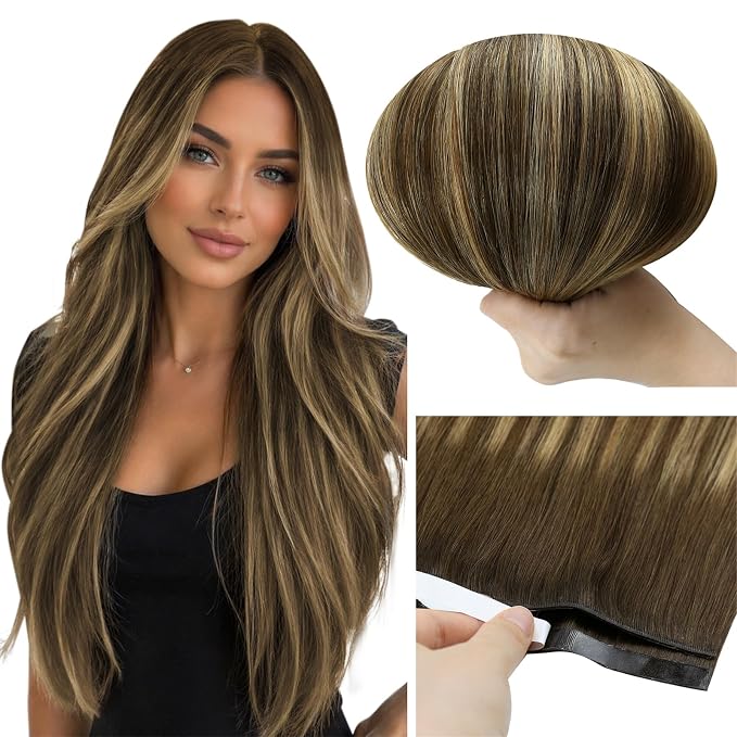 #4/24/4 Brown to Golden Blonde and Brown