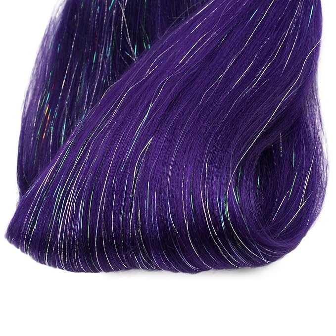 darl purple with tinsel