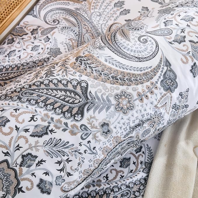 Grey Paisley